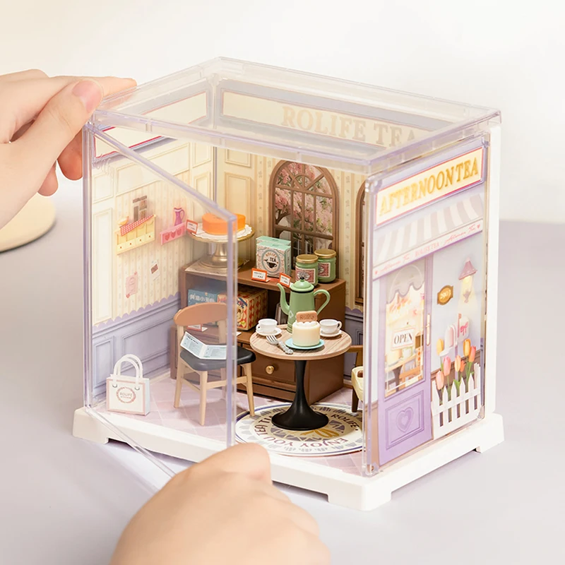 2024 neue 3D-Puzzle Super World Mini DIY handgemachte Haus Miniatur Modell Haus Montage Spielzeug Kinder Lernspiel zeug Geschenk