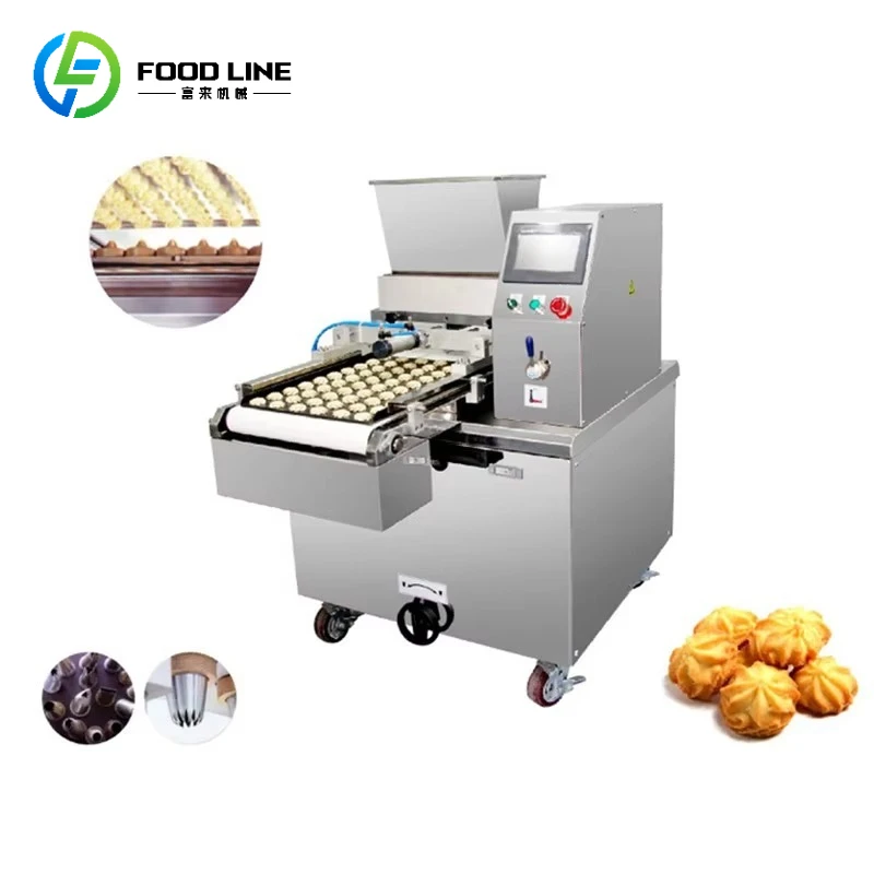 Automatic Mini Biscuit Cookie Depositor Machine Industrial Rotary Cookie Biscuit Making Machine for Supplier Customized