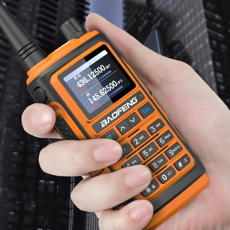 Imagem -03 - Walkie Talkie Rádio em Dois Sentidos Longo Alcance 10w Uhf Vhf 1000 Canais Correspondência de Frequência com um Clique Novo 2023 Baofeng-uv17l