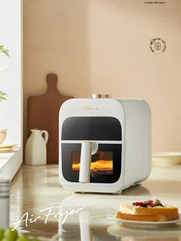 Image Bear 220V Air Fryer Household 6L Electric Oven 1500W Air Electric Fryer French Fries Machine Oil-free Electric Fryer