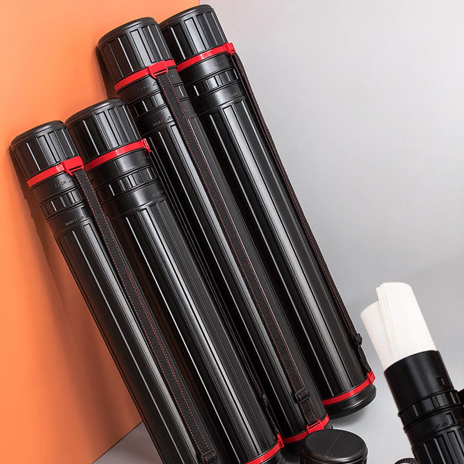 Expandable Poster Tube with Strap – Document Storage & Artwork Carrier 2