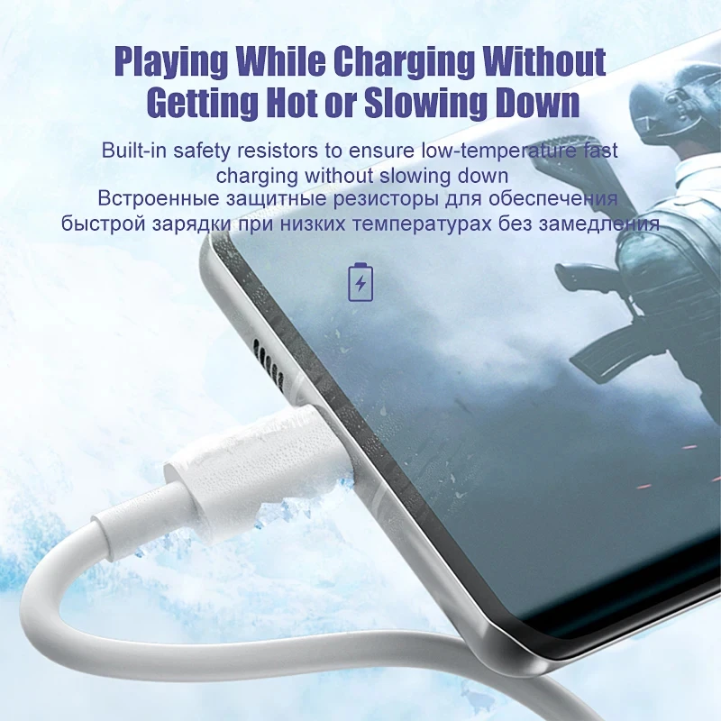 100W 7A Fast Charger Cable For Xiaomi Redmi POCO Samsung Huawei Phone OPPO USB To Type C Quick Charging Data Cables Accessories