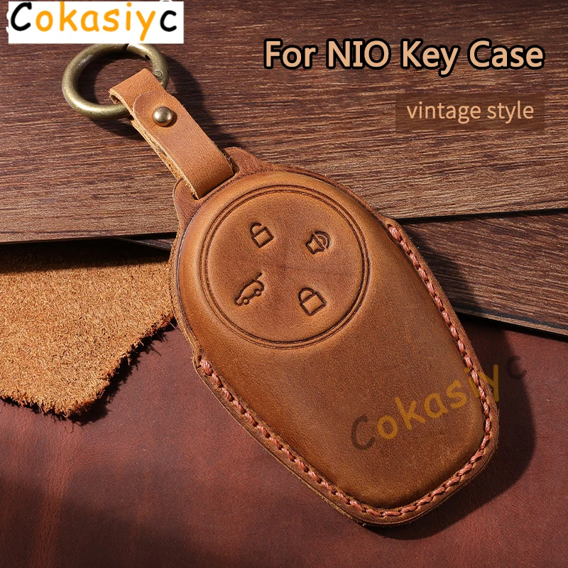 Car Remote Key Cover Case For NIO ET5 ES7 EC7 Weilai ES6 2019 ES8 2018 EC6 ET7 EP9 Keyless Protection Keychain Shell Accessories