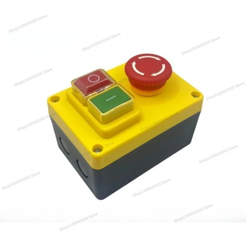 FOR YH02-A KJD17D Electromagnetic Switch 250V 16A with Emergency Stop, Button Voltage Release Switch