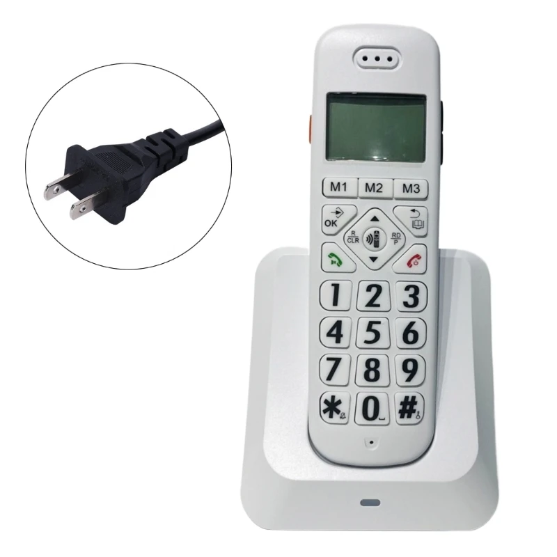 D1011 Cordless Home Phone Telephone Clear Caller Display Number Storage CallerID/Call Waiting Home Landlines Phones