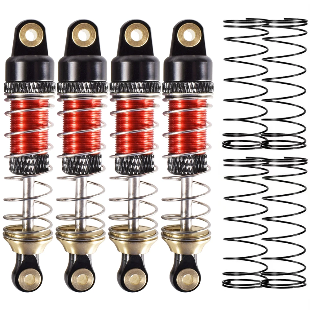 9IMOD 52mm Shock Absorber Oil Threaded Spring Damper Front/Rear for 1/18 TRX4M