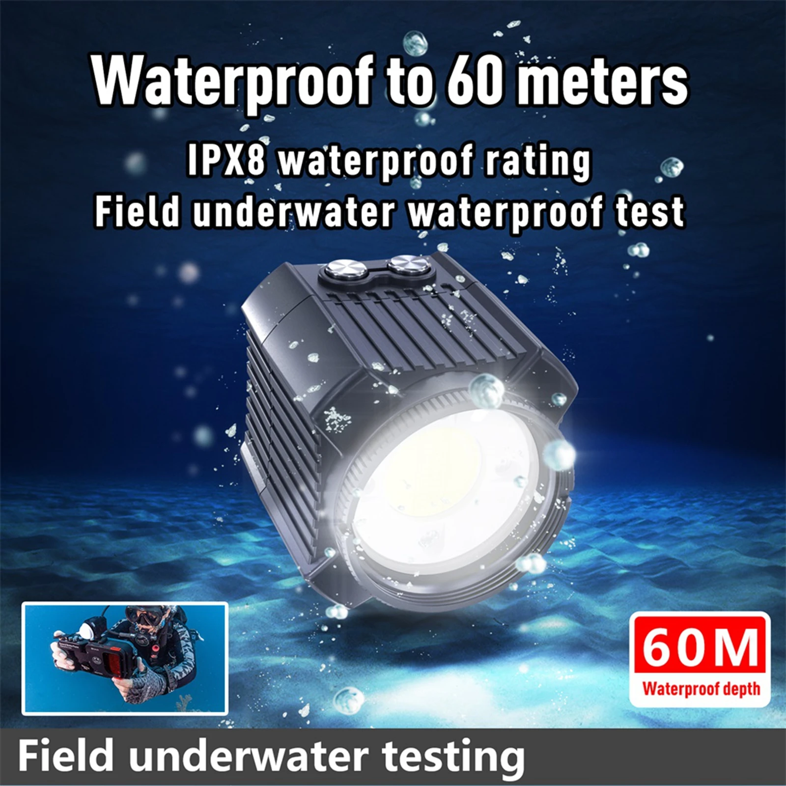 Seafrogs IPX8 60 metre Su Geçi - Underwater Flashlight incelemesi ve fiyatı