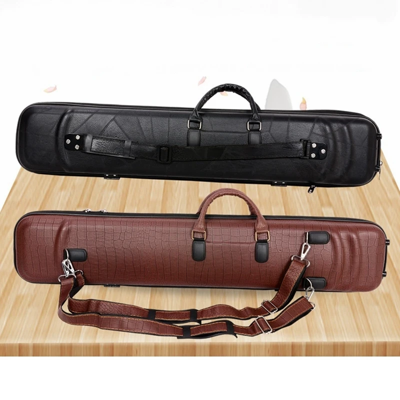 1Pc Traditional Chinese String Musical Instrument Erhu Box with Shoulder Strap Erhu Portable Professional Accessories Case