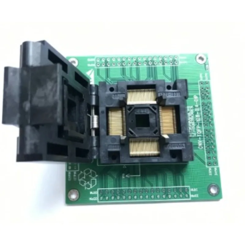 TQFP128 TO DIP Programmer Adapter  IC51-1284-1702 TQFP128 0.4mm Pitch Burn in Socket