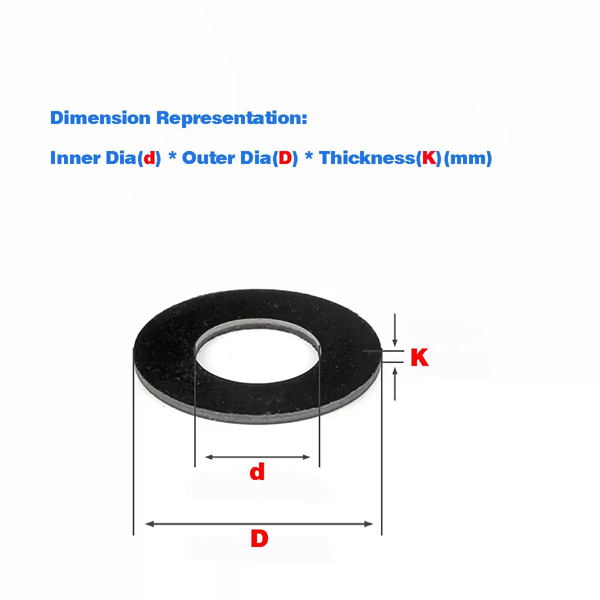 

Insulating Washer Black Steel Paper Washer/White Steel Paper Flat Washer/Black White Steel Paper Wear-Resistant Washer