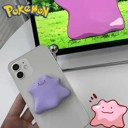 Pokemon Ditto supporto per anello per dito supporto per IPhone Xiaomi supporto per telefono cellulare Grip Cartoon Tok staffa per presa pieghevole