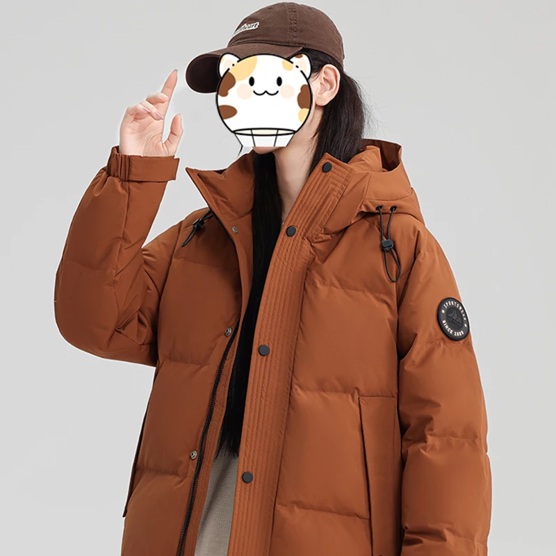 سترة شتوية بغطاء للرأس بتصميم جديد 252508 - معطف سميك ودافئ مناسب لكل من الرجال والنساء. لديه حشوة إضافية #6