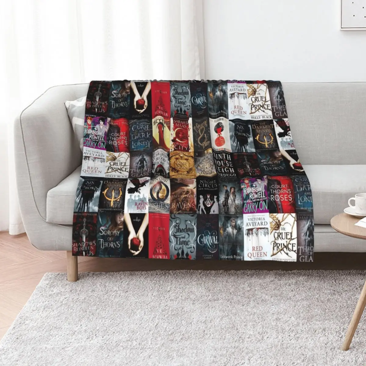 YA young adult fantasy books blanket custom version 2 Throw Blanket Cute Plaid Designers For Sofa Thin Single Blankets