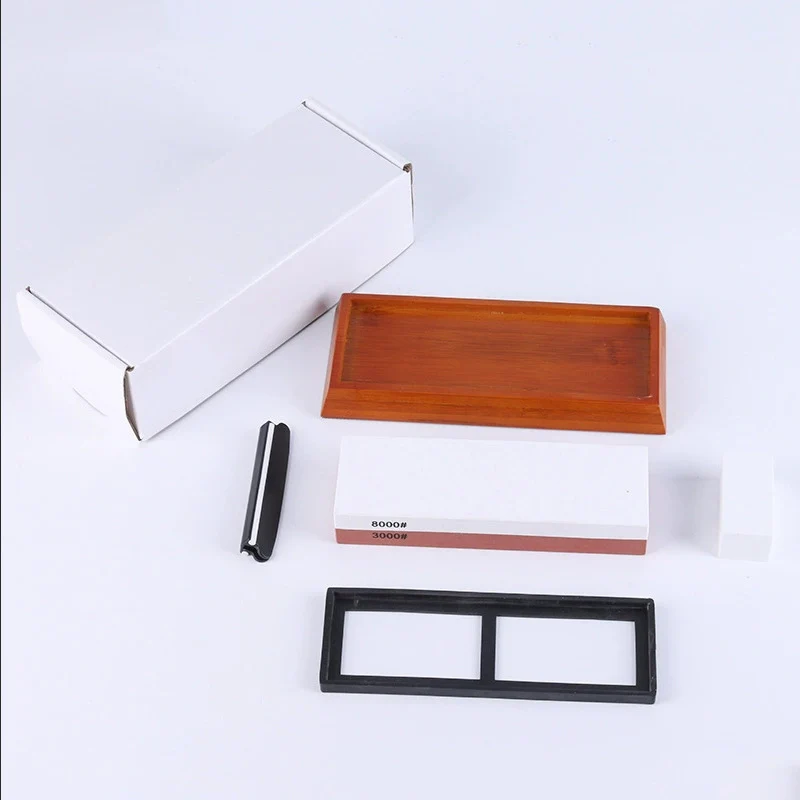 Magnetic Non-Slip Wooden Roller Sharpeners, 10/15/20/25/30° Rolling Knife Sharpener, Household Kitchen Knife Tool