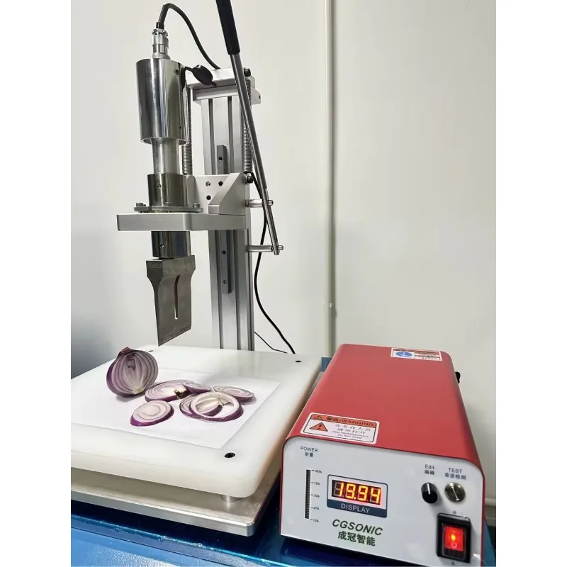 Manufacturer Of Ultrasonic And Manual Vegetable Cutters Ultrasonic Slicer For Frozen Mousse Cakes And Bread Ultrasonic Welding