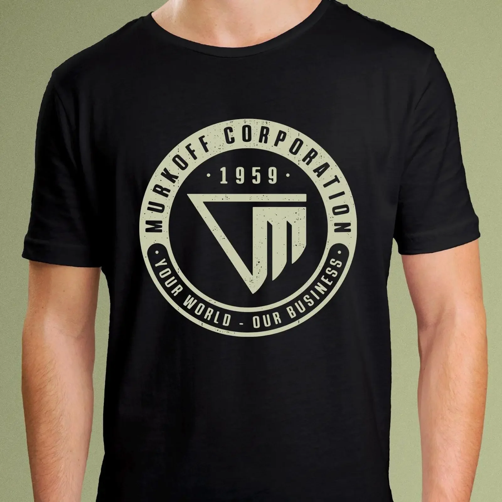 Murkoff Corporation 1959 Emblem T Shirt Outlast Video Game Fan vintage Washed streetwear Casual graphic Versatile homme