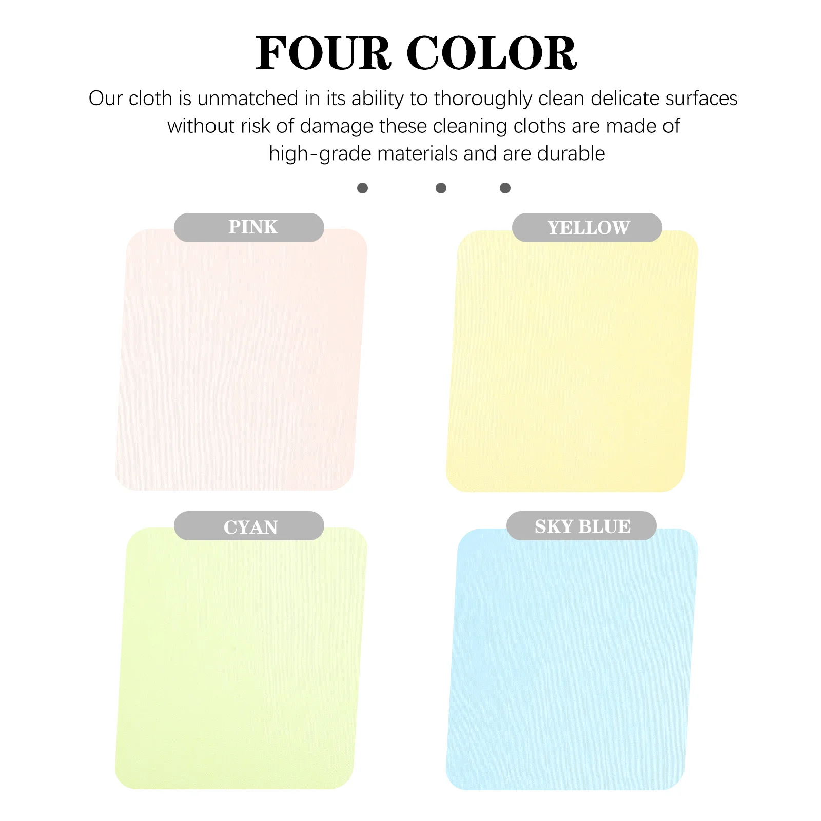 

100Pcs Supple Cleaning Cloths Glasses Supplies Jewelry Watches Phones Cameras No Streak Marks Jewelry Cleaning Cloth