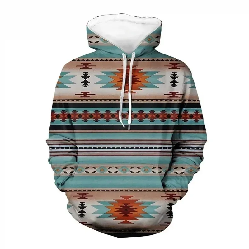 

2025 3D Printed Polynesian Tribal Pattern Men's and Women's Sports Shirts Casual Hoodies Street Wear Pullovers Long Sleeves