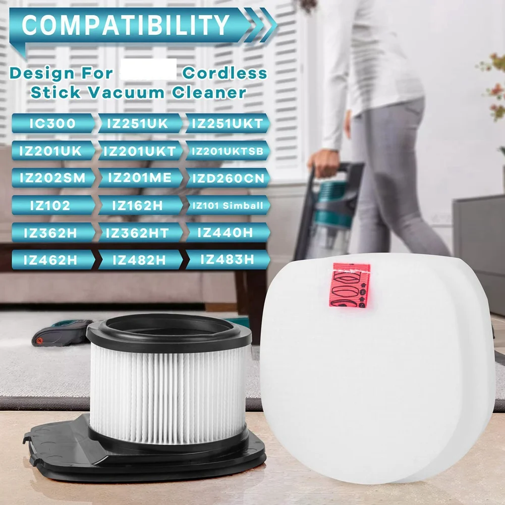 เปลี่ยนชิ้นส่วน HEPA Filter สําหรับ Shark IZ300 IZ300UK IZ320 IZ320UK เครื่องดูดฝุ่นอุปกรณ์เสริม