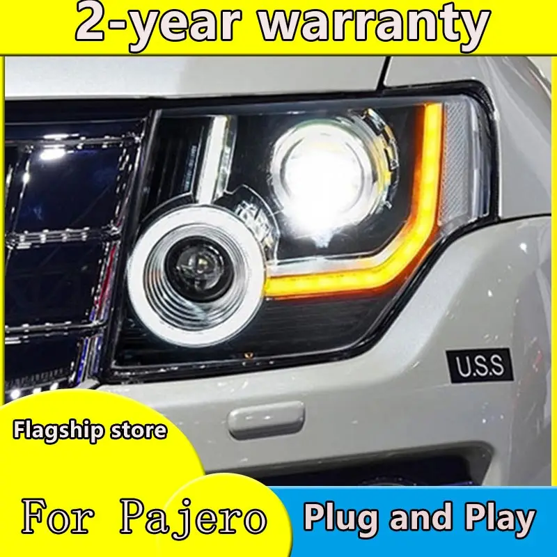 

Car Styling for Pajero V97 Headlights 2006-2020 V93 LED Headlight Montero V85 V95 Dynamic Signal Animation DRL Accessories