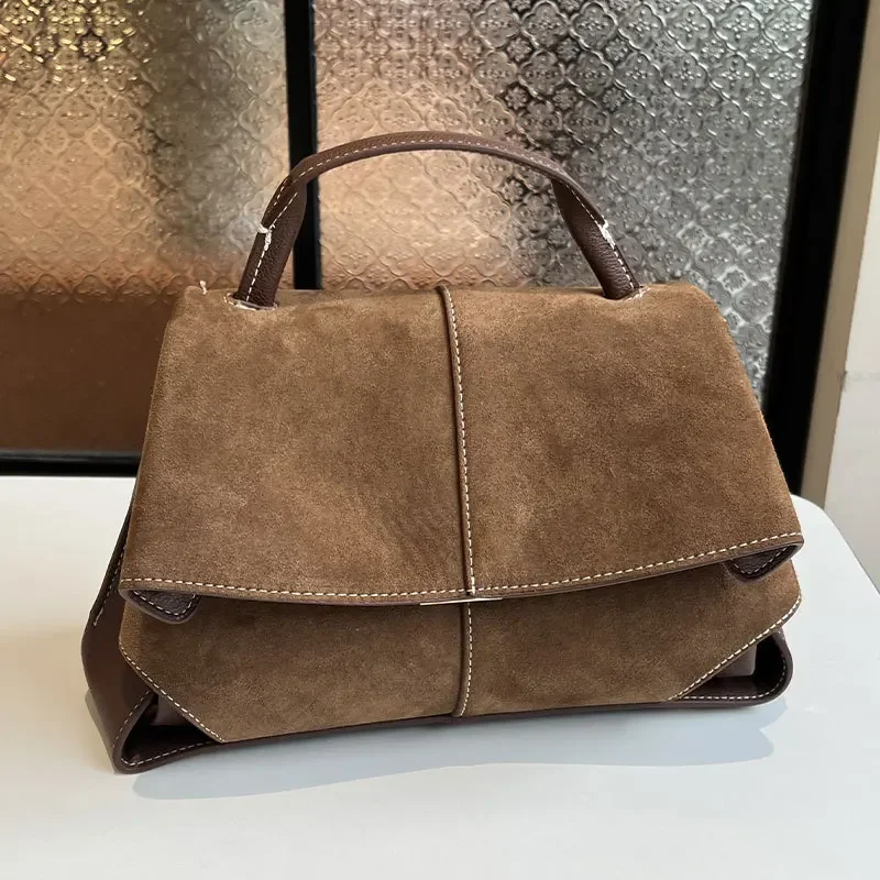 Luxus Marke Schulter Tasche Französisch Elegante Leder Handtasche Neue Matt Große-kapazität Pendler Tasche Nische Design Kreative Frauen Tasche – Detail 12
