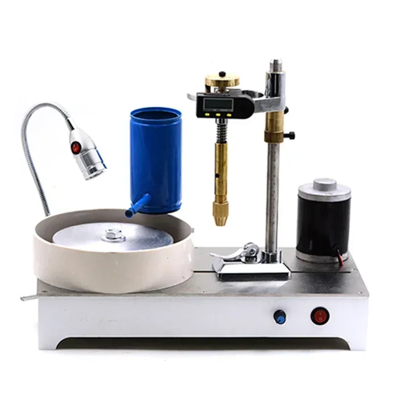 1800rpm Small Precision Jewelry Stone Polishing Machine Forming Machine Jewelry Jade Faceted Angle Grinder Polishing Machine