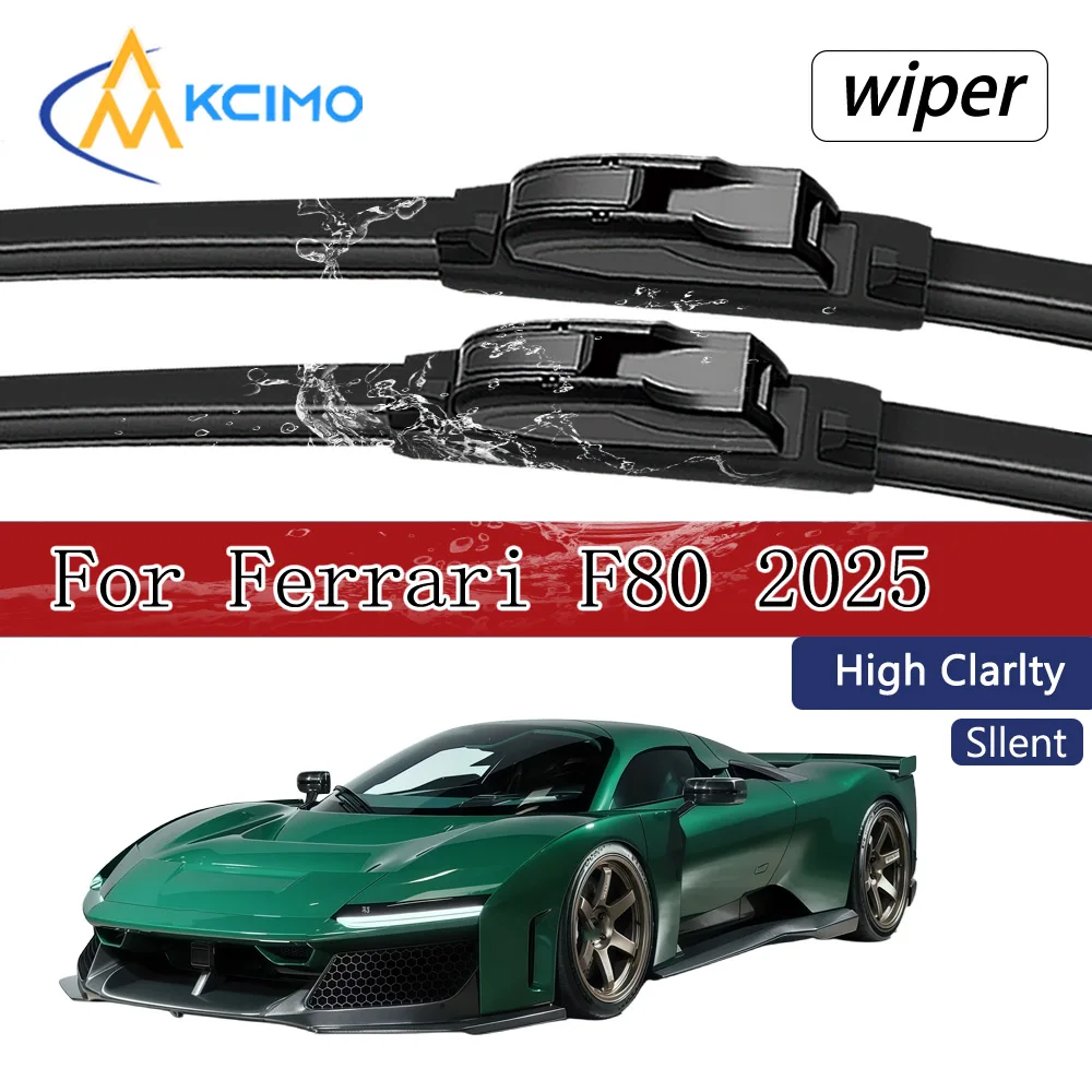 

Classic Car Wiper Blades For Ferrari F80 F250 2025 Beam Style Design Streak-Free Windshield Wipers Easy Installation