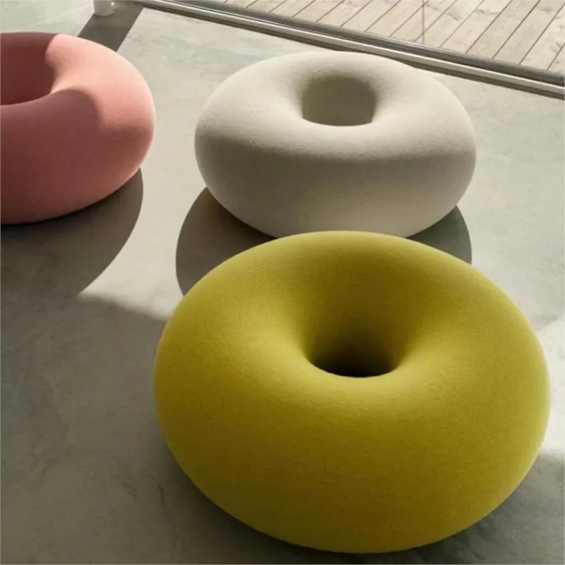 Warming Sweet Donut Lazy Sofa Chair Creative Round Princess Leisure Chair Living Room Children\'s Seat 2024 Hot Sale Dropshipping