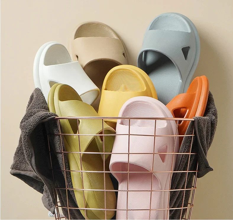 شاومي Mijia-نعال صندل غير قابلة للانزلاق ، مقاومة للأوساخ ، مزيل العرق ، قاع ناعم ، وسادة هوائية ، نعال للمنزل الذكي ، دروبشيب