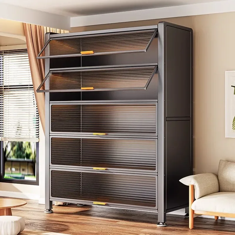 Nordic Organizer Wardrobe Storage Bedroom Clothes Cupboard Closet Metal Shelves Living Room Display Armario Hotel Furniture