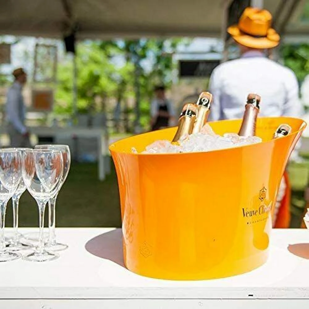 Orange Acrylic Champagne Bucket XL New