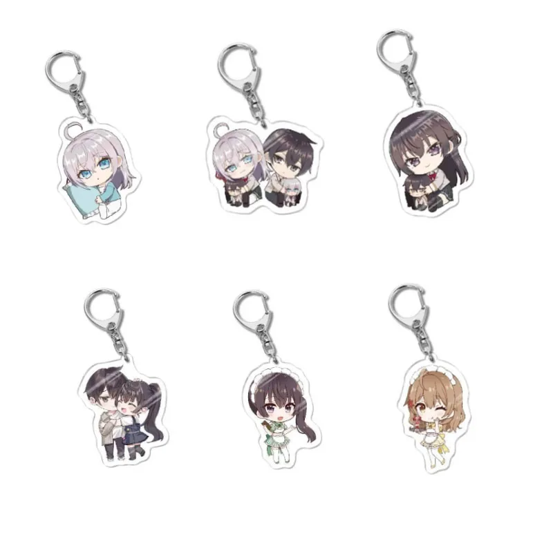 Fashion Anime Alya Sometimes Hides Her Feelings In Russian Alisa Mikhailovna Kuze Alya Kujou Keychain For Women Men Jewelry Gift