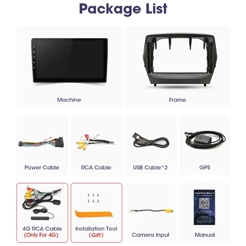 Picture 7: Android 12 Car Radio for Hyundai Tucson LM Ix35 2009-2015 Wireless Carplay Auto 2 Din Multimedia Player Navigation DVD Head Unit