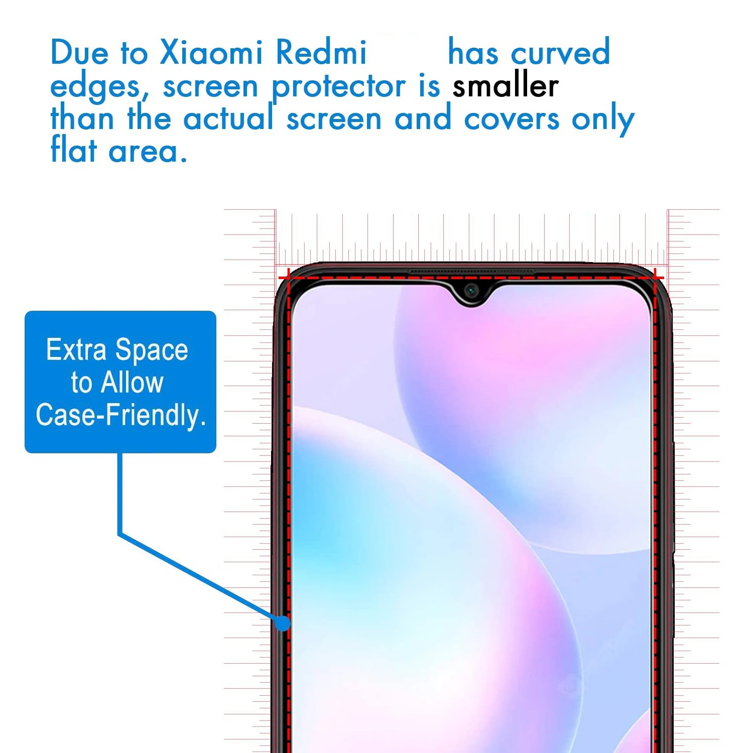 For Xiaomi Redmi 9 Tempered Glass Screen Protector Glass Film