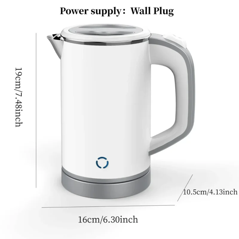 Bollitore isolato da 800 ml Bollitore in acciaio inossidabile 304 riservato Spegnimento automatico per regolare la temperatura 600 W