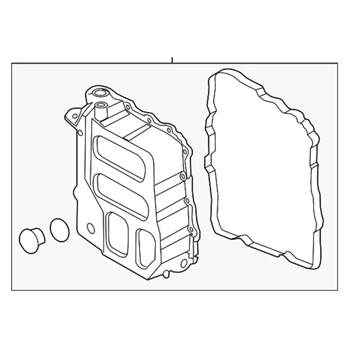 

T48C_1pcs Automatic Transmission Cover Oil Pan for Hyundai Sonata 11-15 Kia Optima 45280-3D101 452803D101 Hyundai Parts