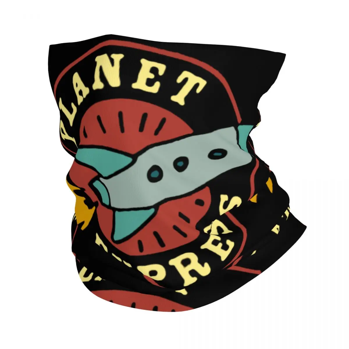 Planet Express Logo Neck Gaiter Printed Unisex Face Mask Scarf Warm Headband Hiking Windproof