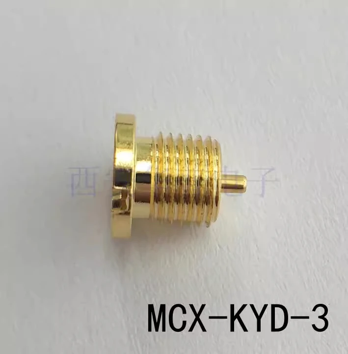 2PCS MCX-KYD-3 RF connector mcx-k female head threaded installation through wall fixed socket mcx RF connector