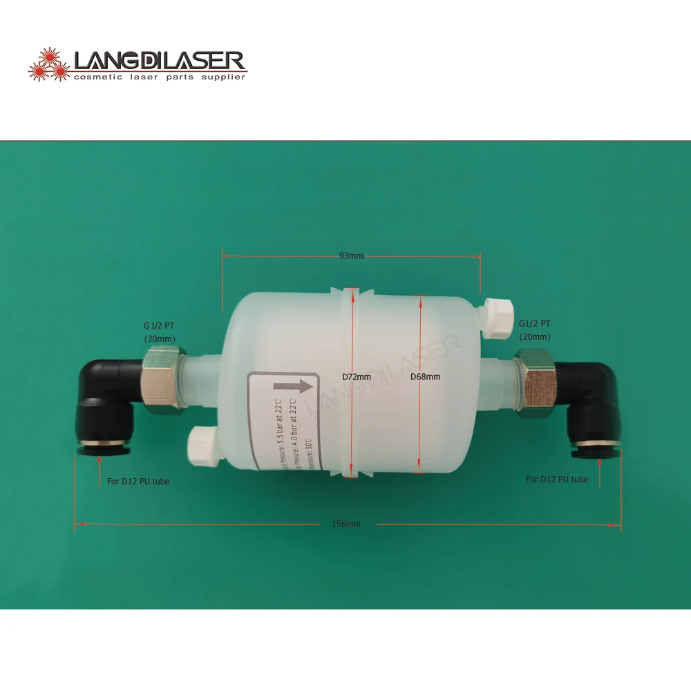 Disposable Capsule Water Filter For Diode laser & IPL Laser & Medical Laser / For PU Tube Using