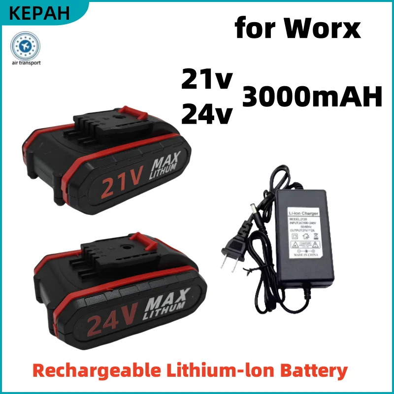 

Литиевая батарея 21VMAX24v, 3,0 Ач, подходит для замены аккумулятора и ремонта аккумуляторной дрели, цепной пилы, автомойки