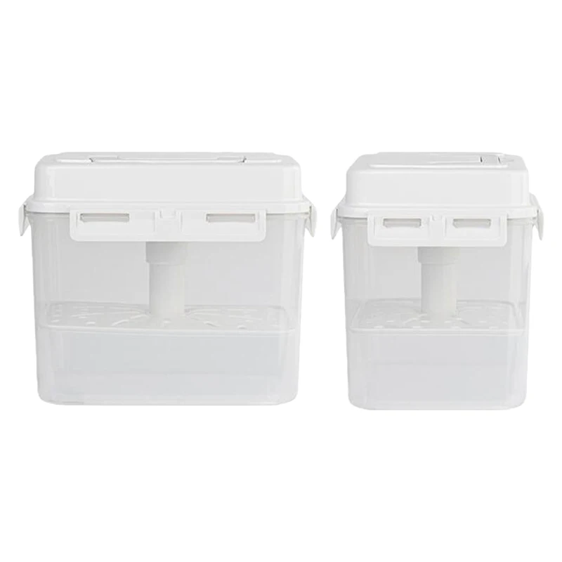 

Airtight 5L Pickle Fermentation Container Leakproof Jar for Gherkin Sauerkraut Kimchi Olive Homemade Fermented Foods