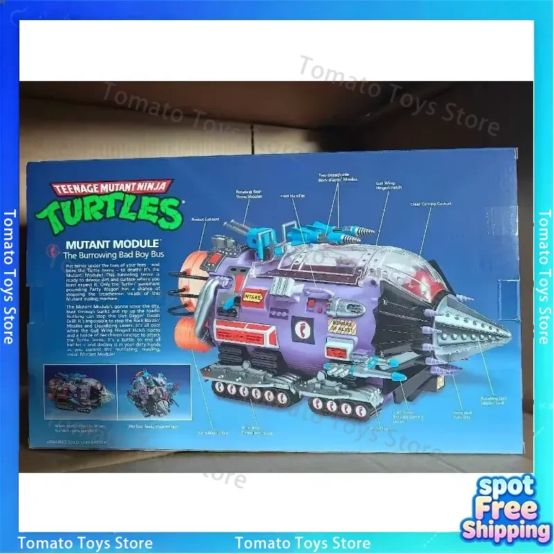New Colorful Star Playmates Toy for Ninja Turtles Classic Handheld Vehicle Variant Diamond Car Villain Drill Base Model Gift