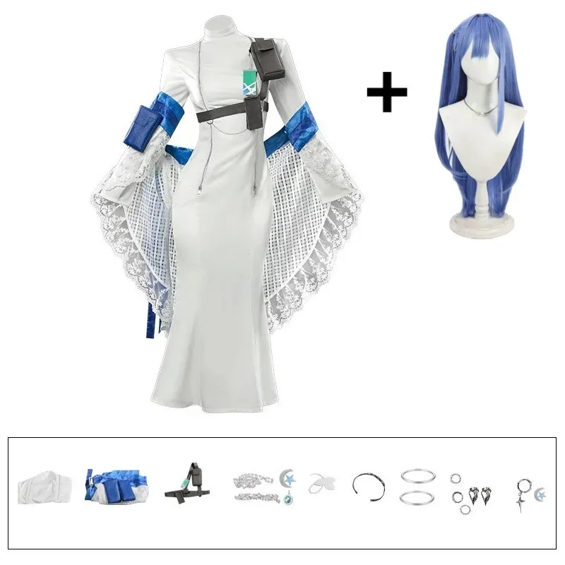 

Nikke Game: The Goddess of Victory Arcana Cosplay Costume Wig Girls Sexy Dress Set for Women Halloween x;2,f;5.n;