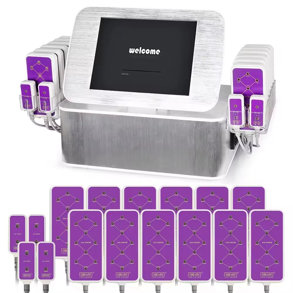 Beauty Machine 160mw-635nm-650nm 16 LED PadsBody Shaping Skin Body Sculpting Body Shaping Slimming Fat Burner Machine