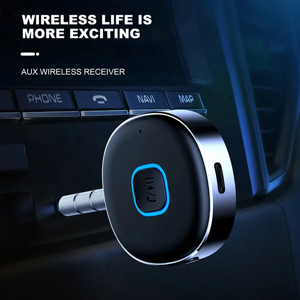 

3.5mm Jack Car Music Audio Aux A2dp Earphone Reciever Wireless Bluetooth Receiver Transmitter Adapter Hands-Free Dropshipping