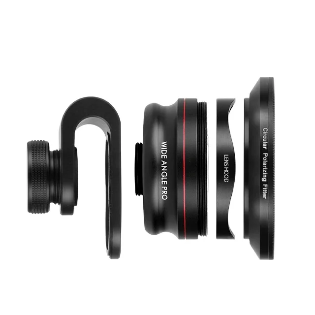 

Поляризованный широкоугольный объектив 120 градусов, широкоугольный объектив Moment 18 мм для мобильного телефона