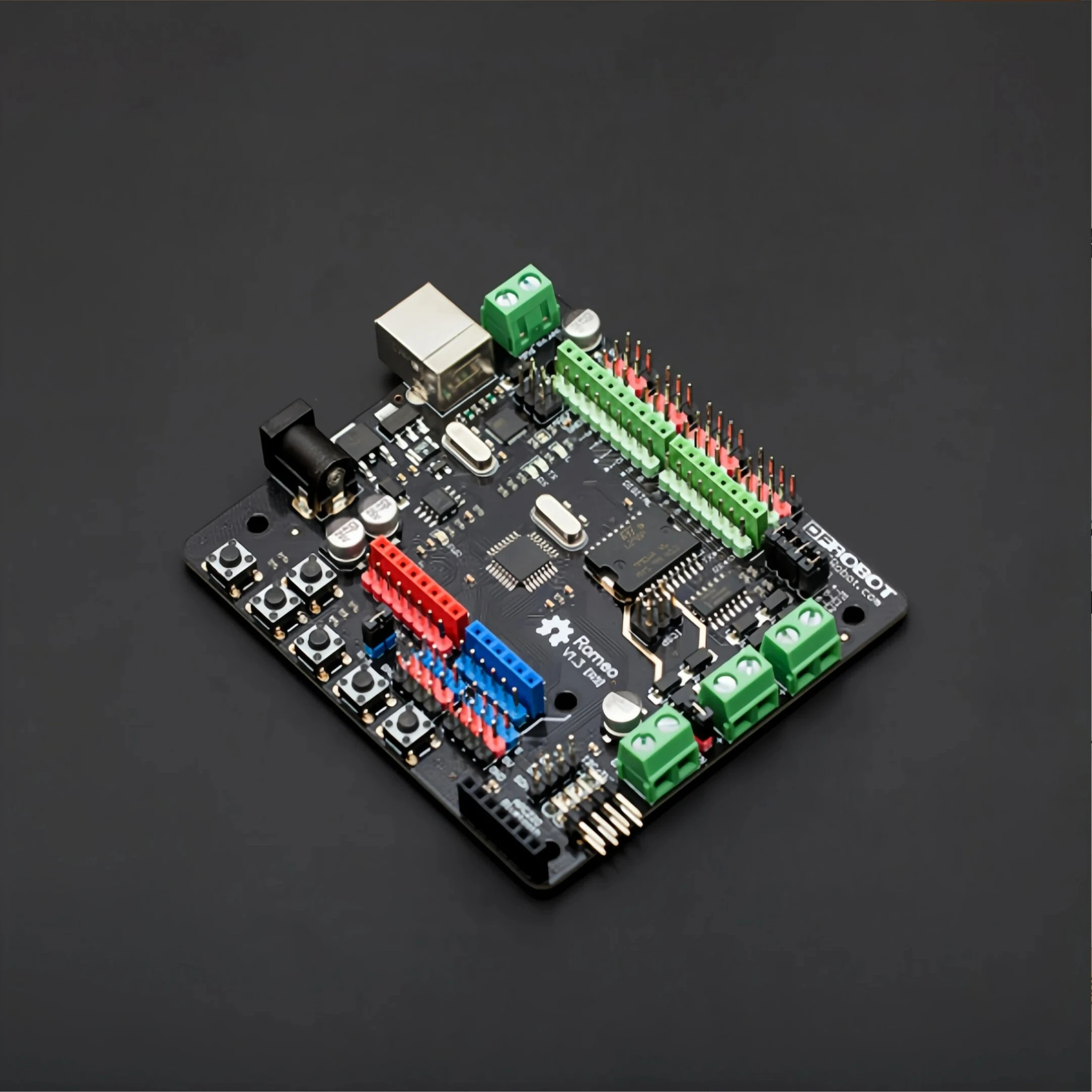 carte-de-controle-dfrobot-romeo-atmega328-pilote-de-moteur-12-servomoteurs-pour-robot-arduino