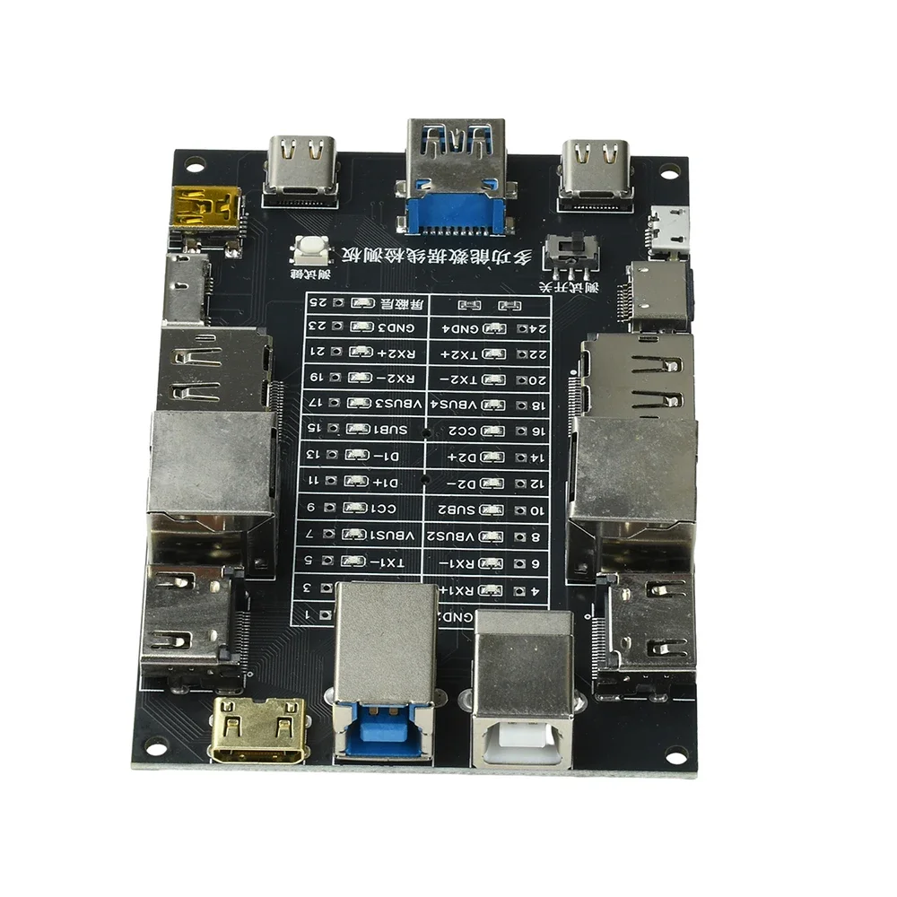 Tragbarer Kabel-Durchgangsprüfer unterstützt HDMI, Mini-HDMI, DP, USB Typ-C, LAN, Drucker, Festplatten-Leitungsprüfer. – Detail 9
