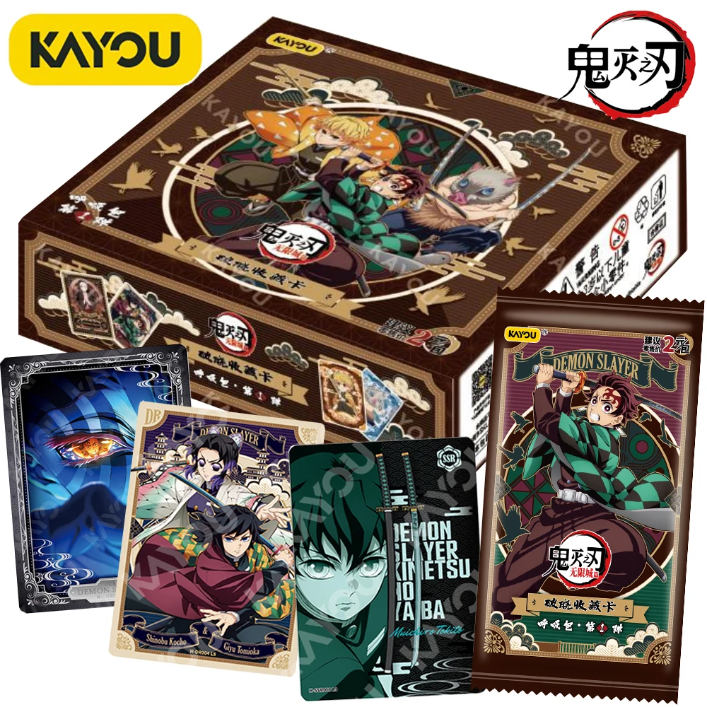 

Kayou Original Demon Slayer Anime Movie Hobby Cards Kamado Nezuko Character Exclusive Element Design Portrait Cards Special Gift