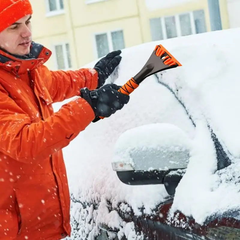 Raspadores de gelo para pára-brisa do carro automotivo ergonômico pá de neve anti-risco acessórios do carro raspador de neve para remover geada